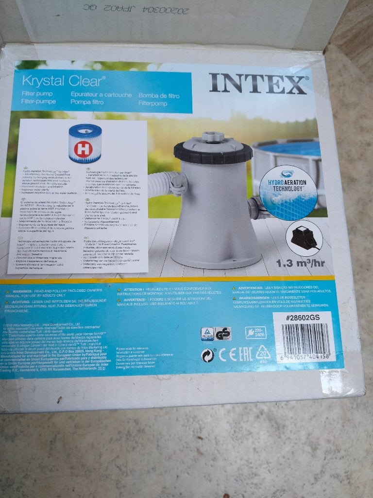 Intex zonnemat, filterpomp, zwembadreiniger, ..., Tuin en Terras, Ophalen, Gebruikt, Zwembadpomp