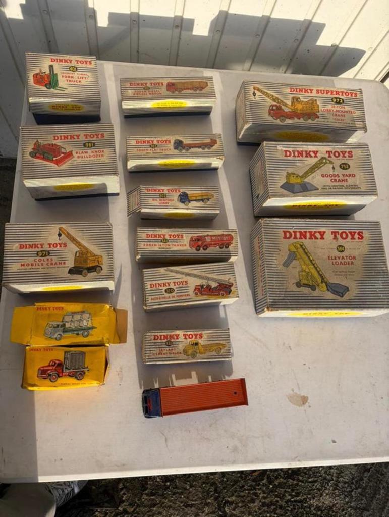 Dinky Toys anciens (années 1950–1960), Ophalen