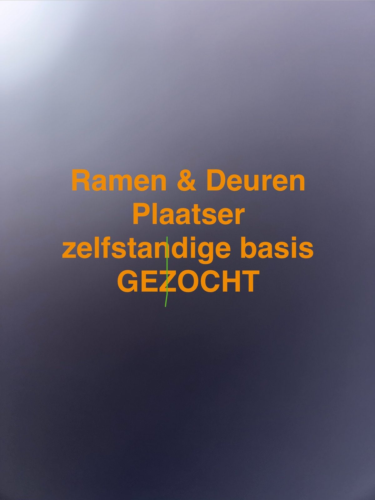 Zelfstandige ramenplaatser gezocht – onderaanneming Kempen