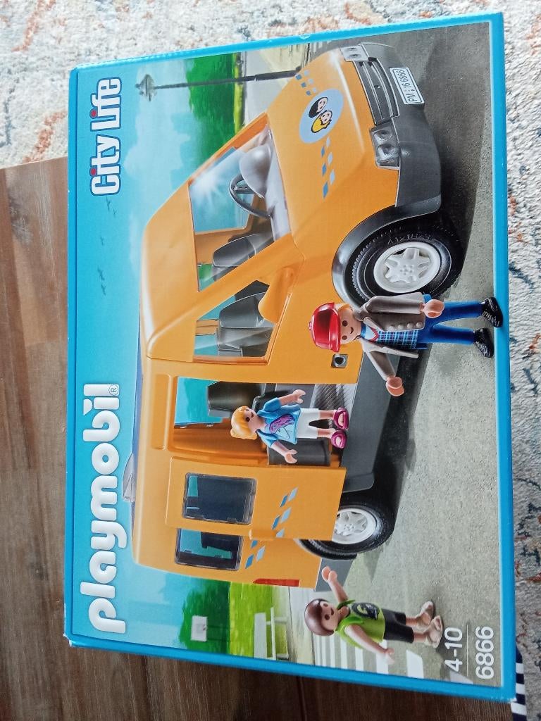 Playmobil schoolbus, Enlèvement, Utilisé, Ensemble complet