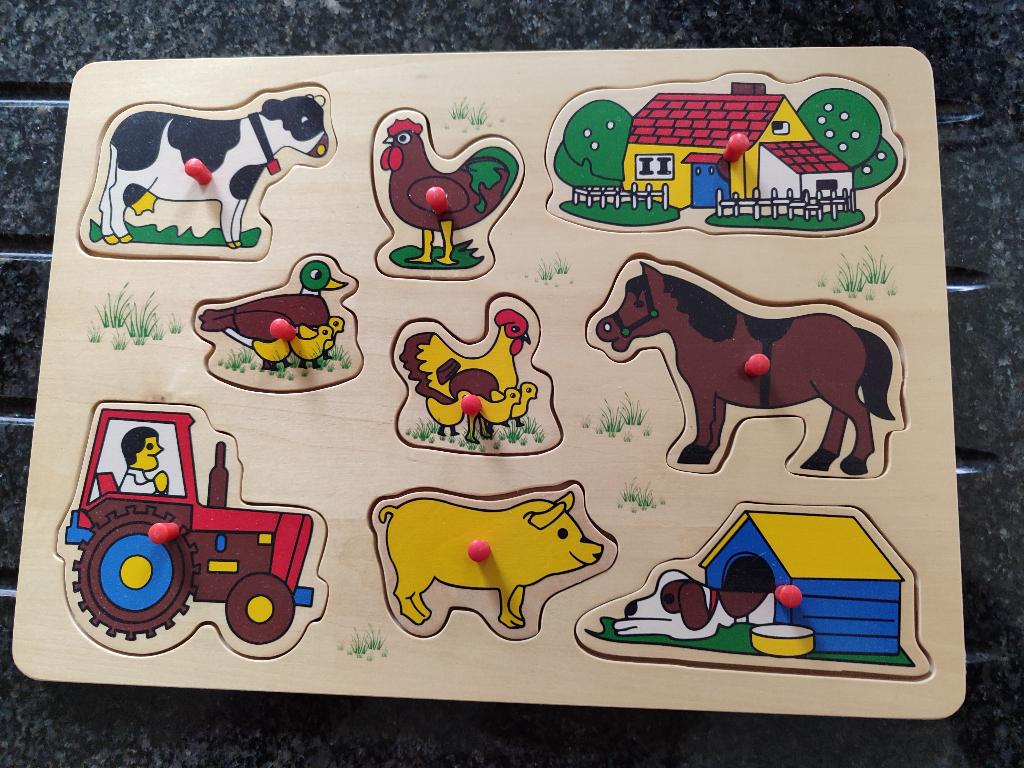 Houten inlegpuzzel  NIEUW, Ophalen
