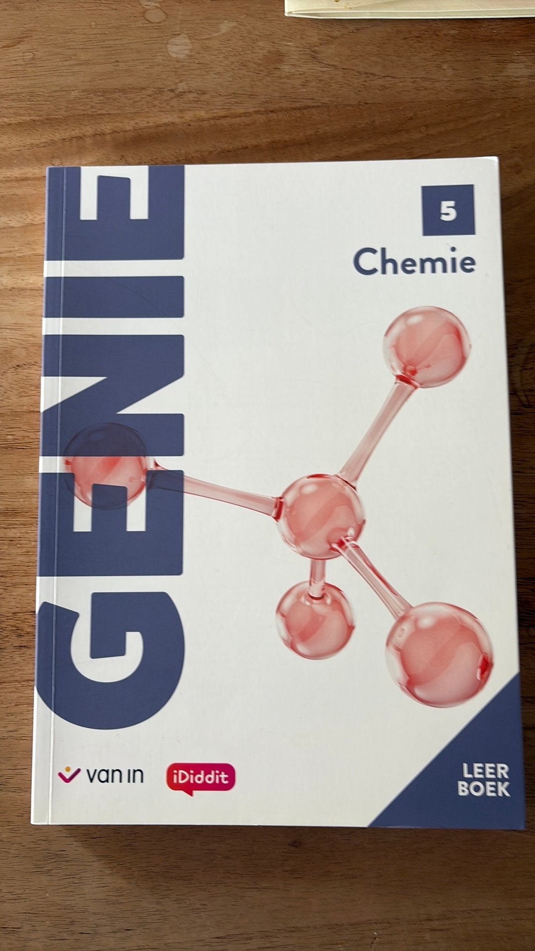 Genie Chemie 5 - leerboek (incl. licentie), Boeken, Ophalen of Verzenden, Zo goed als nieuw, ASO, Scheikunde