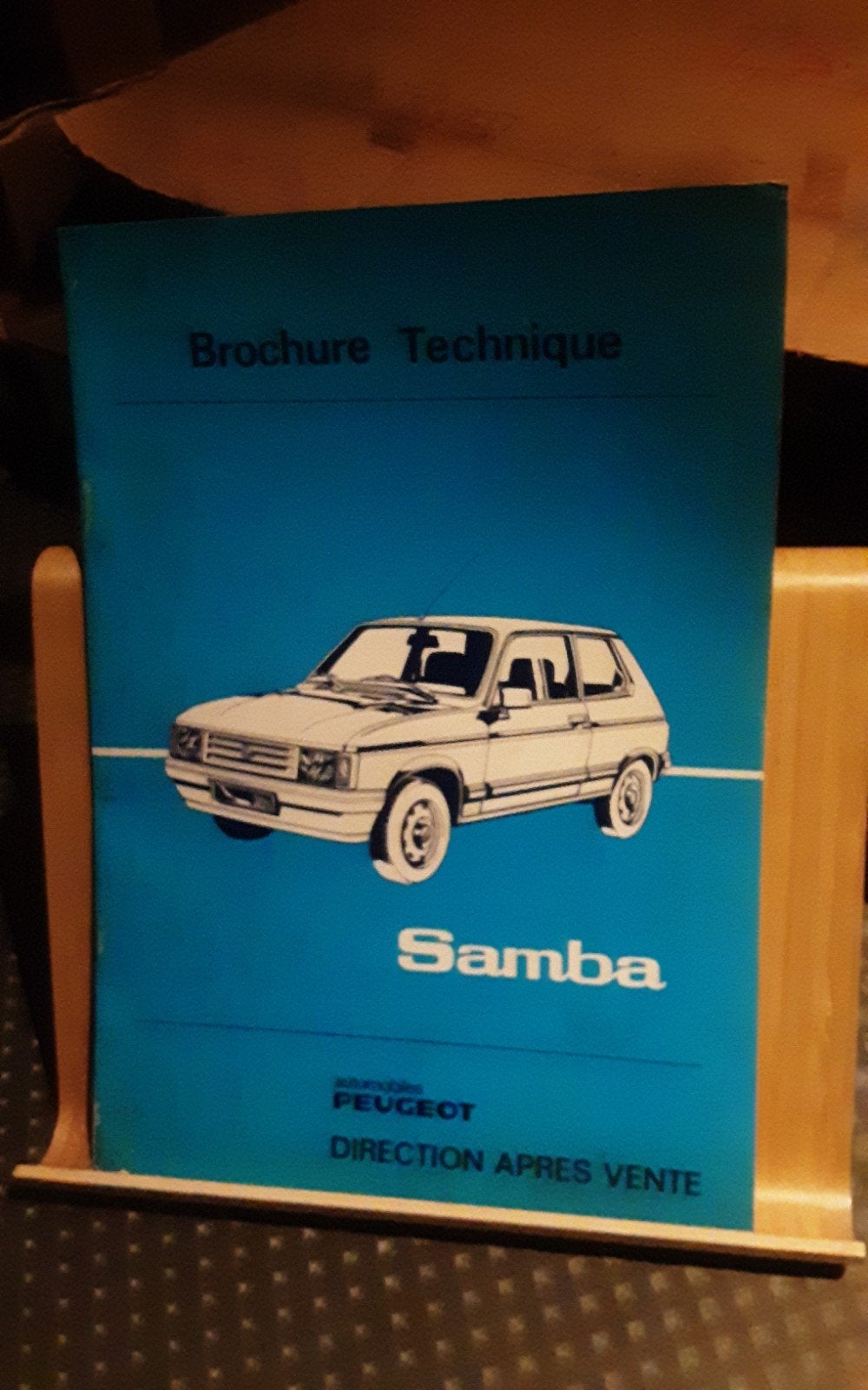 Talbot samba brochure technique, Enlèvement ou Envoi