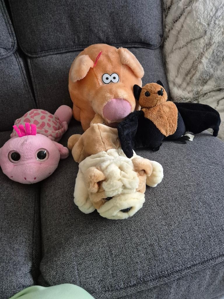 te koop diverse knuffels, Kinderen en Baby's, Ophalen of Verzenden, Zo goed als nieuw, Overige typen