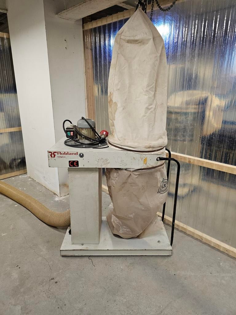 Robland werkplaatsafzuiging - 380 V / houtmotafzuiging, Doe-het-zelf en Bouw, Ophalen, Gebruikt, Afzuiger