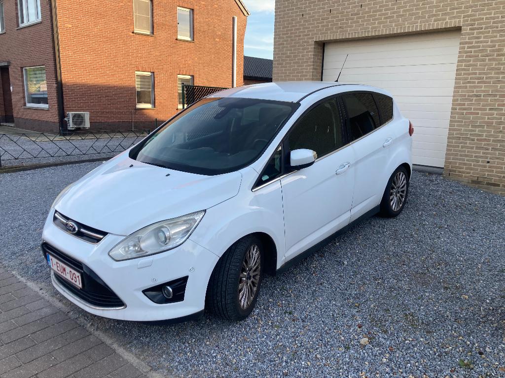 Ford C-Max 2012 – rijdend – versnellingsbak defect, Auto's, Voorwielaandrijving, 1600 cc, Wit, Particulier
