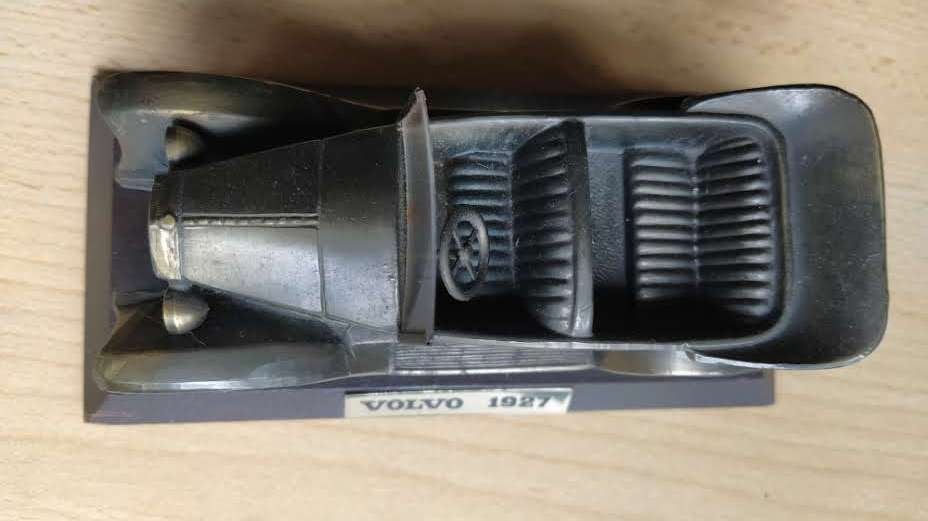 Zeldzaam bronzen VOLVO schaalmodel, Ophalen of Verzenden, Zo goed als nieuw, Auto, Overige merken