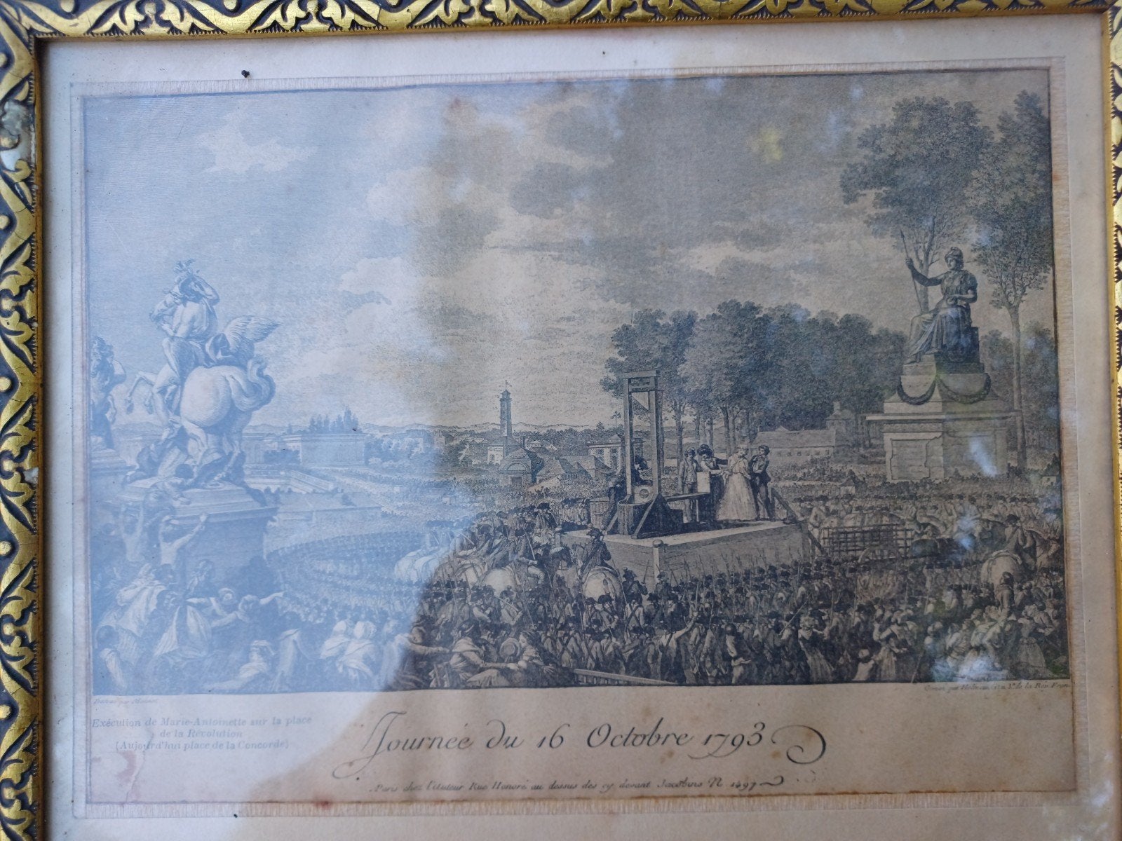 Oude gravure, Enlèvement ou Envoi