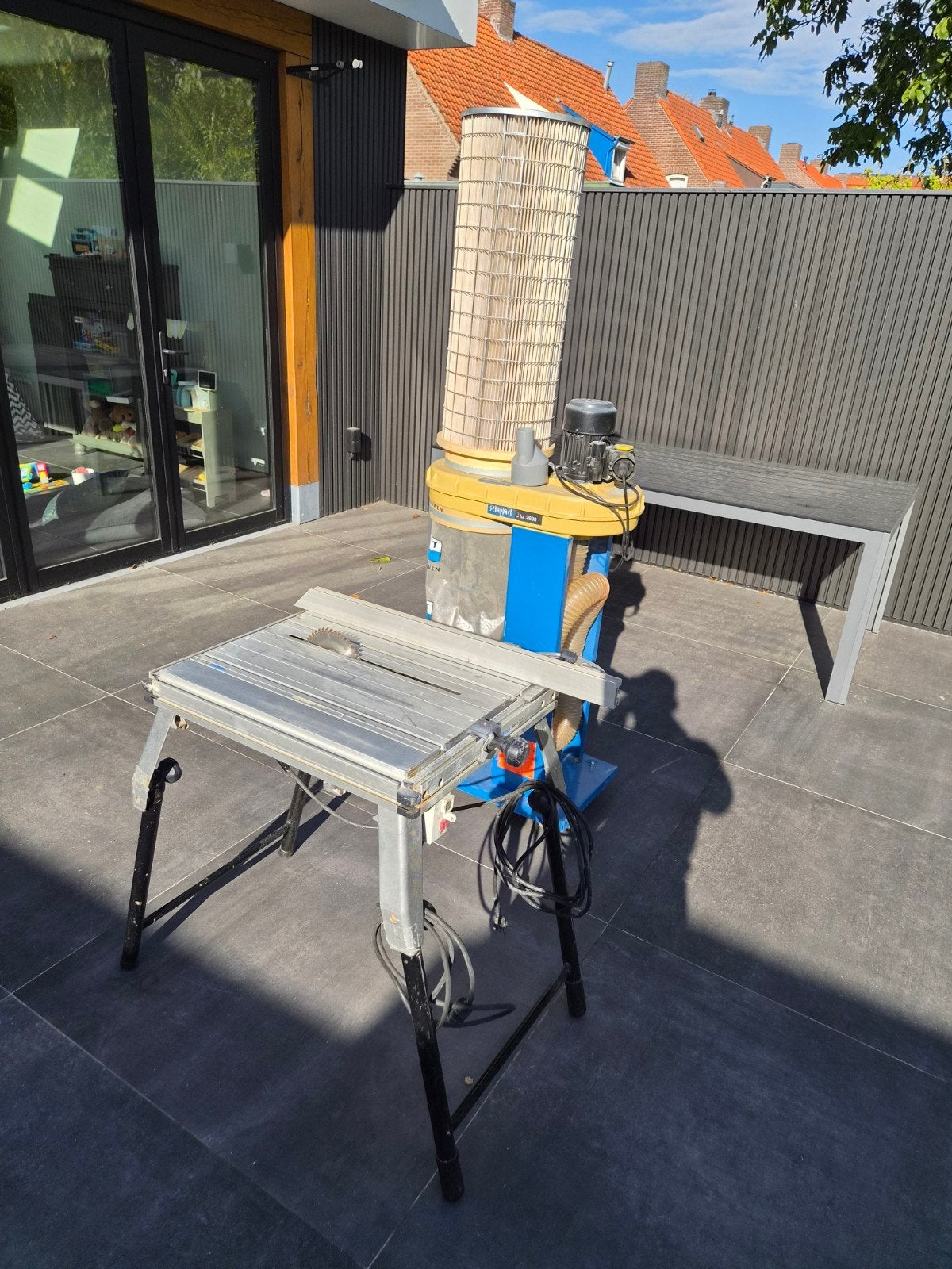 Festool basis1A tafel met ATF55EB/1 +scheppach stofafzuiging, Ophalen