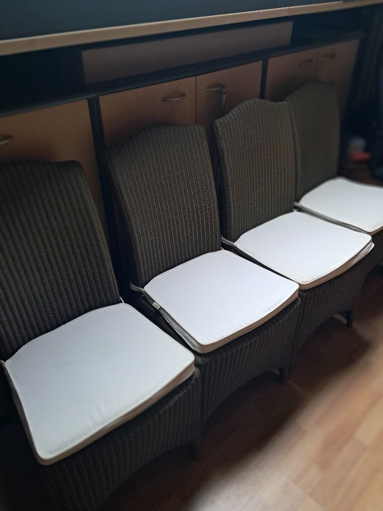 rieten stoelen  Vincent Sheppard, Huis en Inrichting, Stoelen, Ophalen, Overige kleuren, Riet of Rotan, Zo goed als nieuw