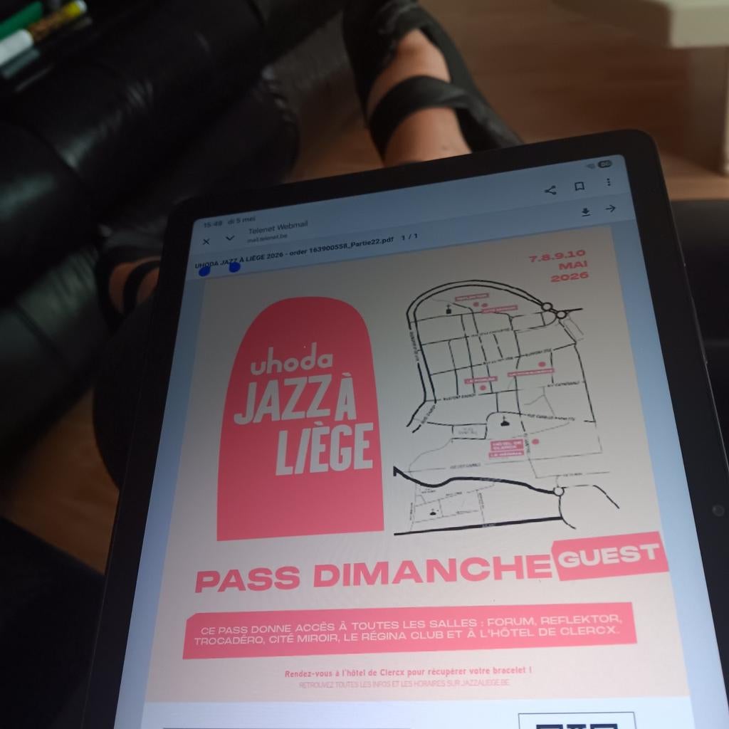 Jazz à Liège du 7 au 10 mai - 2 billets, Tickets & Billets