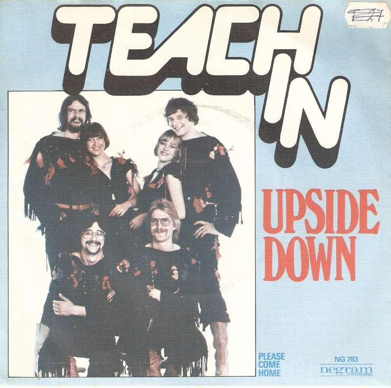 single Teach-in - Upside down, 7 inch, Single, Ophalen of Verzenden, Pop