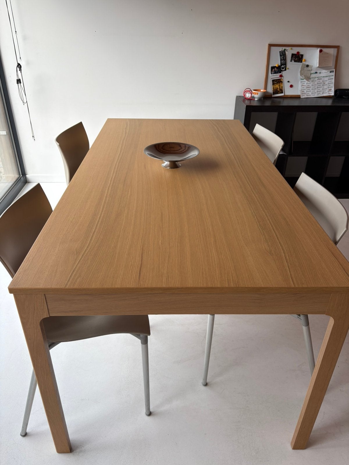 Uitschuifbare eettafel, Huis en Inrichting, Tafels | Eettafels, Verzenden, Zo goed als nieuw