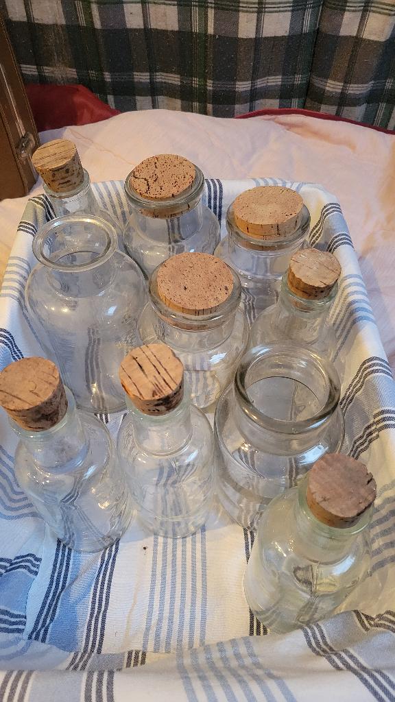 10 flacons de laboratoire, Antiquités & Art, Enlèvement