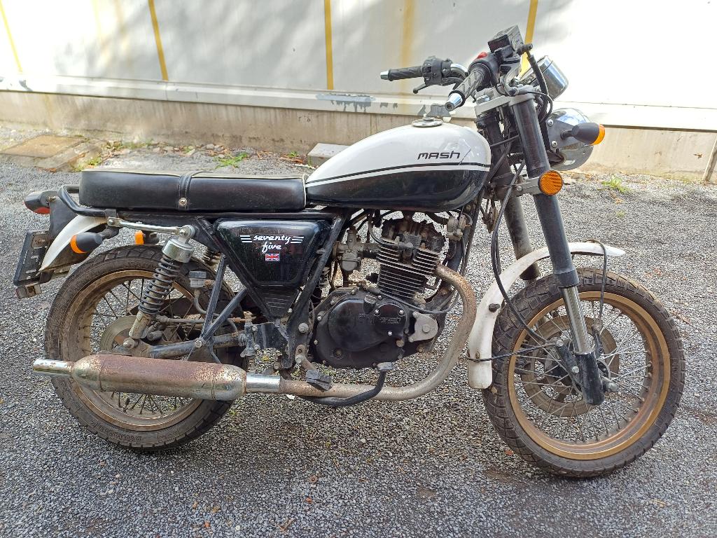 mash seventy five 125cc onderdelen, Ophalen, Gebruikt