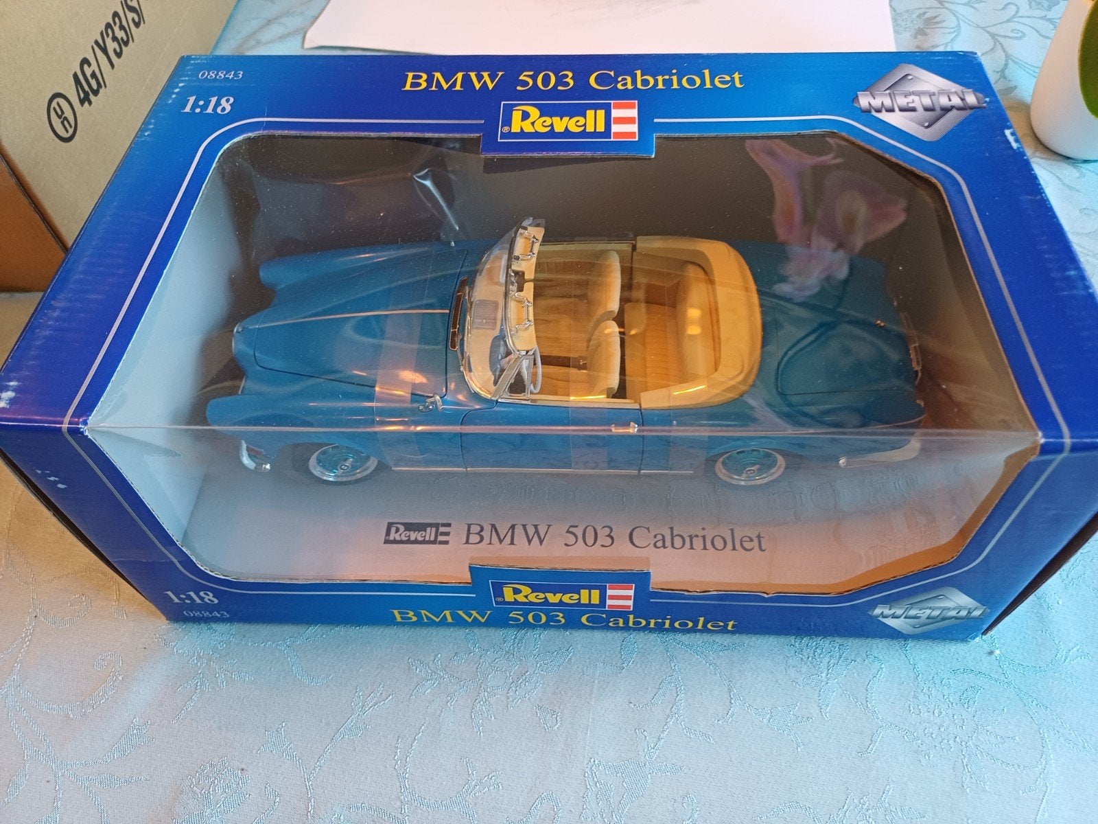 BMW 503 Cabriolet.  1:18, Ophalen of Verzenden, Nieuw, Auto, Revell