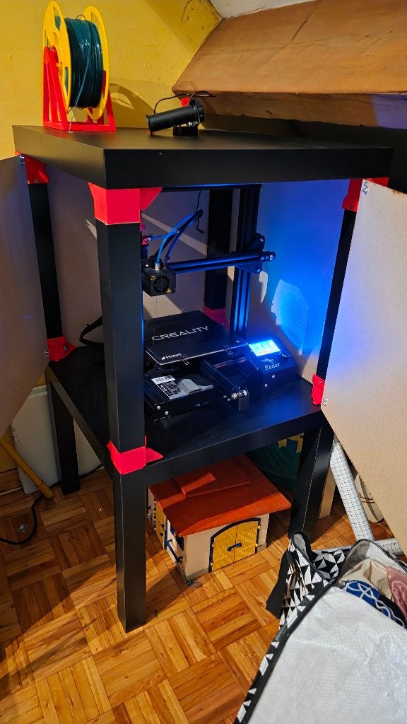 Ender 3 3D printer met IKEA lack behuizing, Electroménager, Électroménager & Équipement Autre, Enlèvement, Utilisé