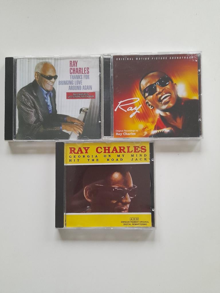Ray Charles 3 cd's, Cd's en Dvd's, Cd's | Jazz en Blues, Ophalen of Verzenden, 1980 tot heden, Zo goed als nieuw, Jazz en Blues