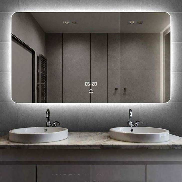 Miroir de salle de bain avec éclairage LED | Touch, Enlèvement ou Envoi