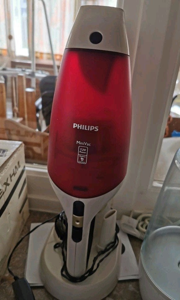 Kruimeldief Philips, Elektronische apparatuur, Stofzuigers, Gebruikt, Ophalen of Verzenden, Reservoir, Kruimeldief