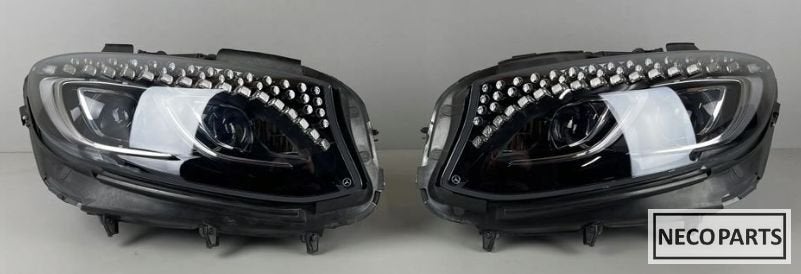MERCEDES W217 C217 COUPÉ FULL LED KOPLAMPEN SWAROVSKI, Utilisé, -, -, Enlèvement ou Envoi
