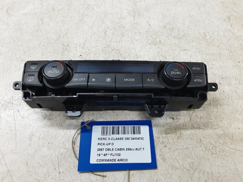 PANNEAU DE COMMANDE CLIMATISATION Mercedes-Benz X (470), Mercedes-Benz, Utilisé, Dialog.mb@mercedes-benz.com, Mercedes-Benz AG