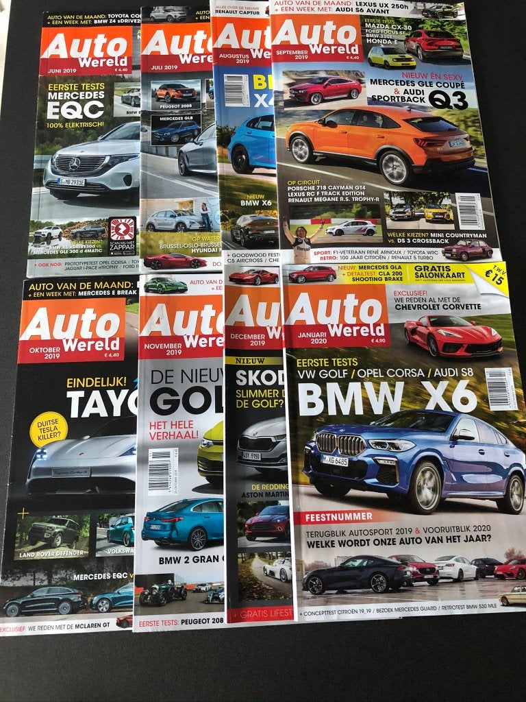 8 Autowereld magazines Jun2019-Jan2020, Ophalen, Zo goed als nieuw
