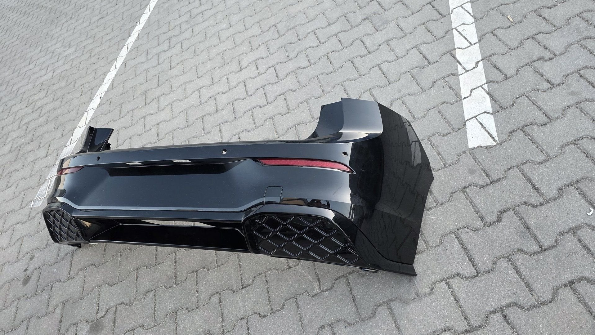 Achterbumper VW Golf 8 VIII 8.5 R-LINE Facelift 5H6807421D, Gebruikt, -, Volkswagen, Ophalen of Verzenden