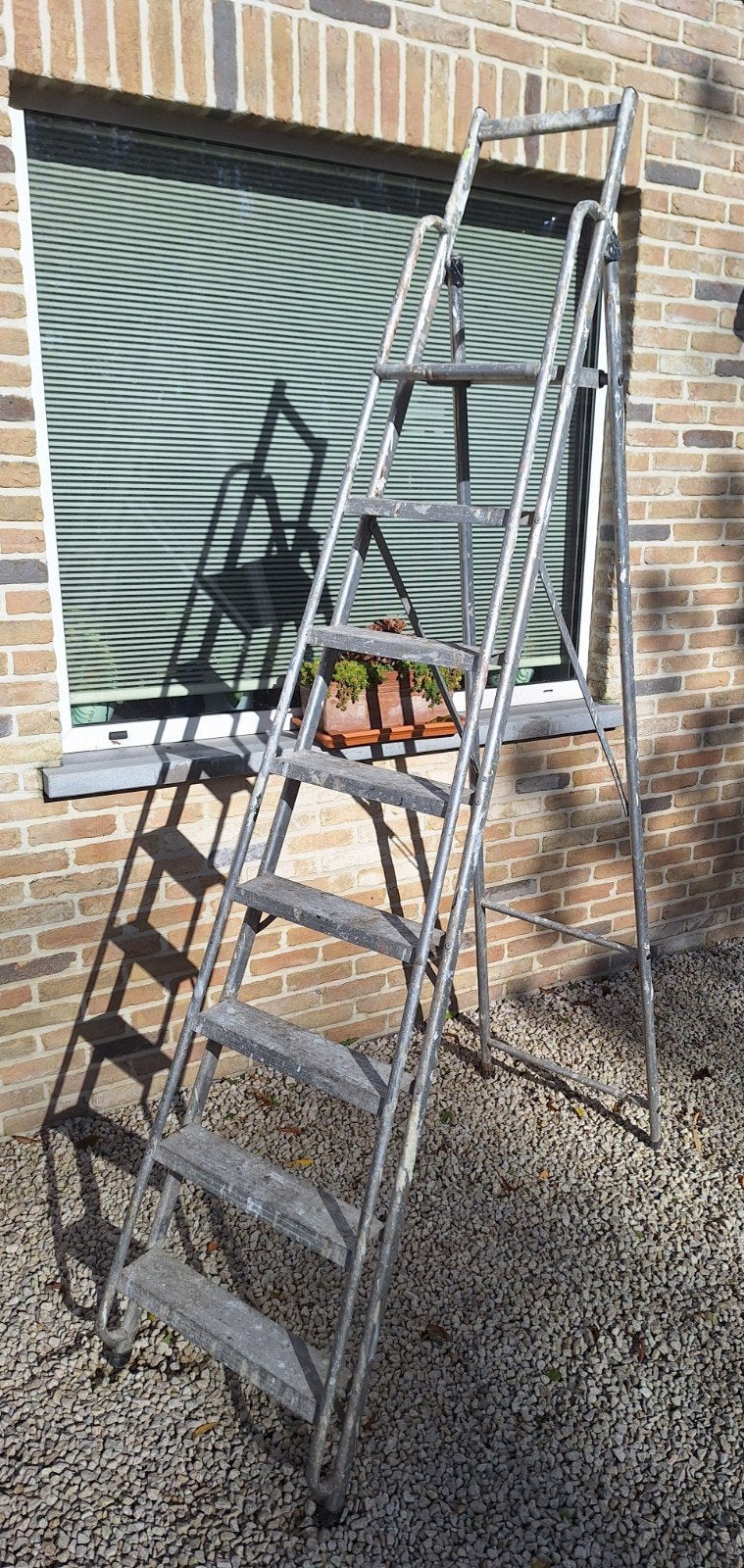 trapladder 8 treden, Doe-het-zelf en Bouw, Ophalen