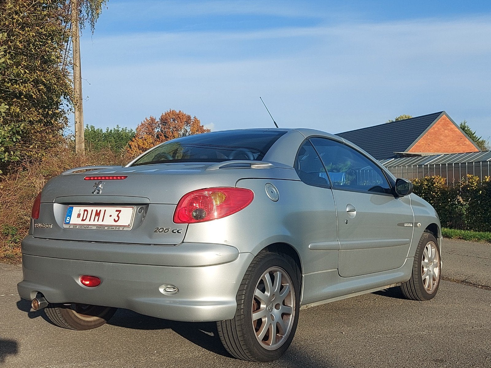 Vlotte 206 cabrio gekeurd vr verkoop, Cabriolet, Handgeschakeld, Particulier, Euro 3