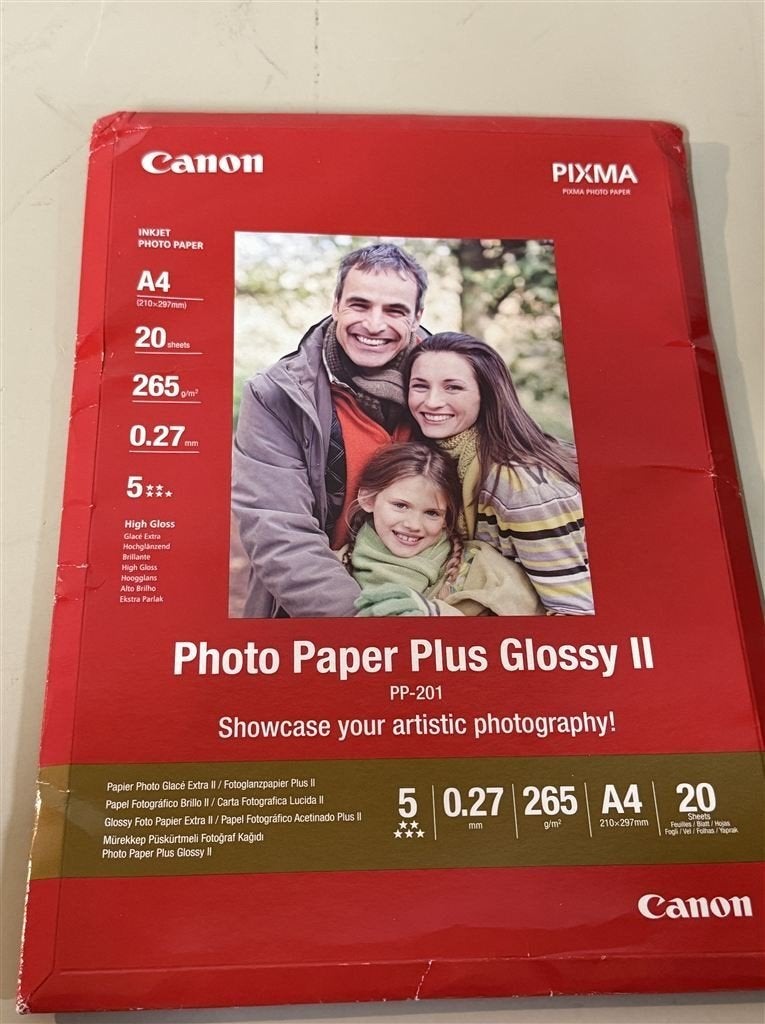 Canon PP-201 Glanzend Fotopapier A4 - 20 vellen - Nieuw, Audio, Tv en Foto, Fotografie | Fotopapier, A4, Nieuw, Glanzend, Ophalen of Verzenden
