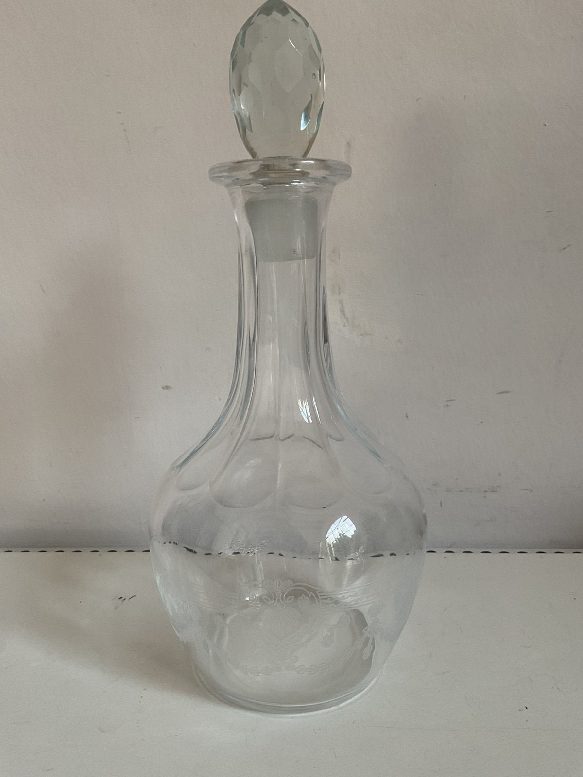 Carafe à vin en verre transparent avec bouchon assorti, Enlèvement ou Envoi