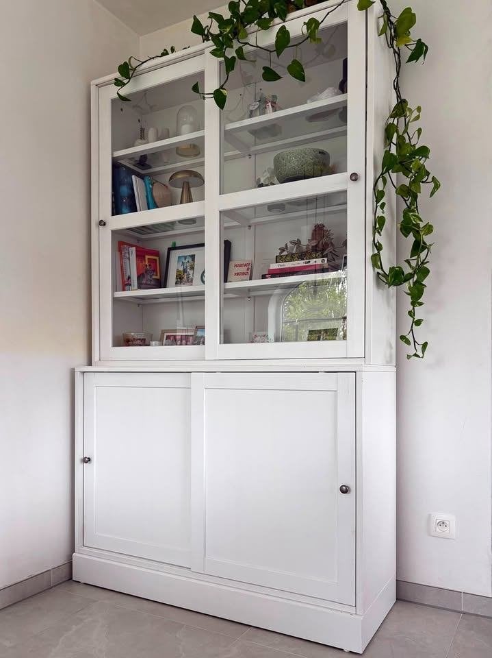 IKEA HAVSTA Vitrinekast, Maison & Meubles, Armoires | Vitrines, 25 à 50 cm, 100 à 150 cm, Enlèvement, Utilisé