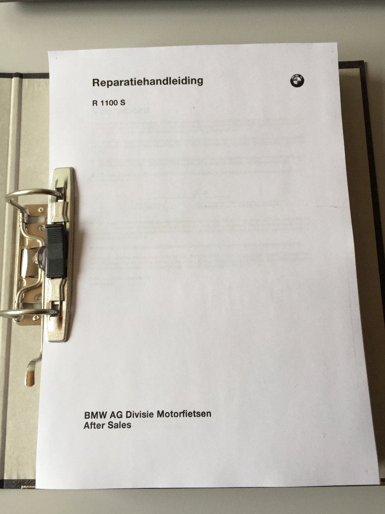 R1100S BMW werkplaatsboek voor de BMW R1100S, Ophalen of Verzenden, BMW