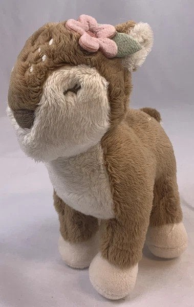 Petit jardin féerique hollandais en peluche cerf brun rose, Brun, Overige karakters, Little Dutch, Comme neuf