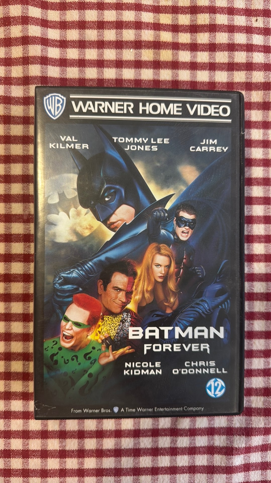 Batman Forever VHS, Sous-titré en néerlandais, Anglais, Neuf, dans son emballage, À partir de 12 ans