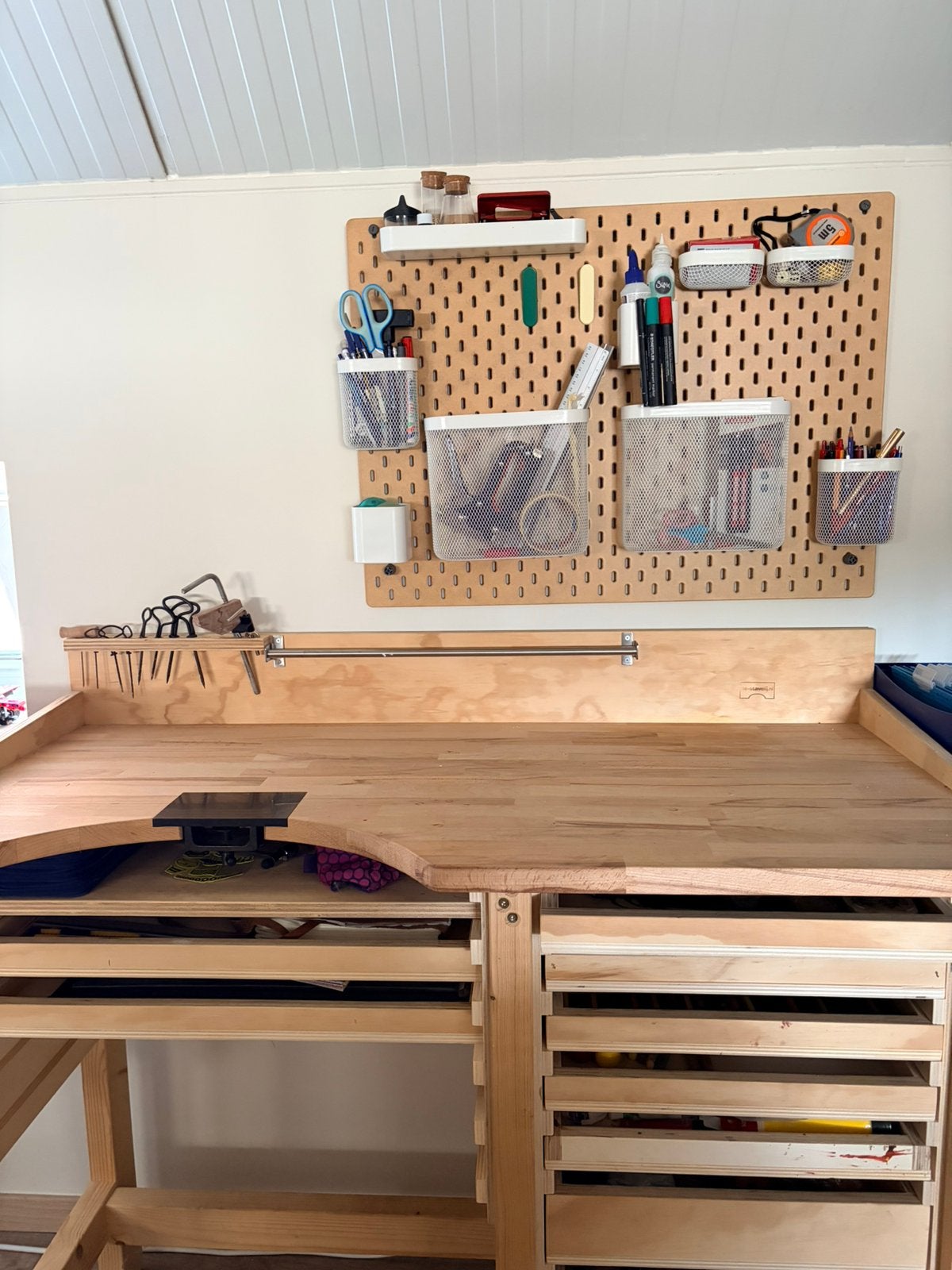 Professionele Stavelij (zo goed als nieuw) handgemaakt!, Bricolage & Construction, Enlèvement, Comme neuf