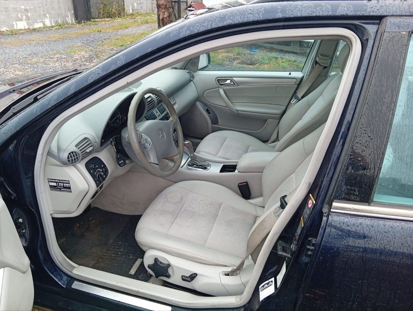 mercedes 180 kompressor, Autos, Achat, Beige, Cruise Control, 5 portes