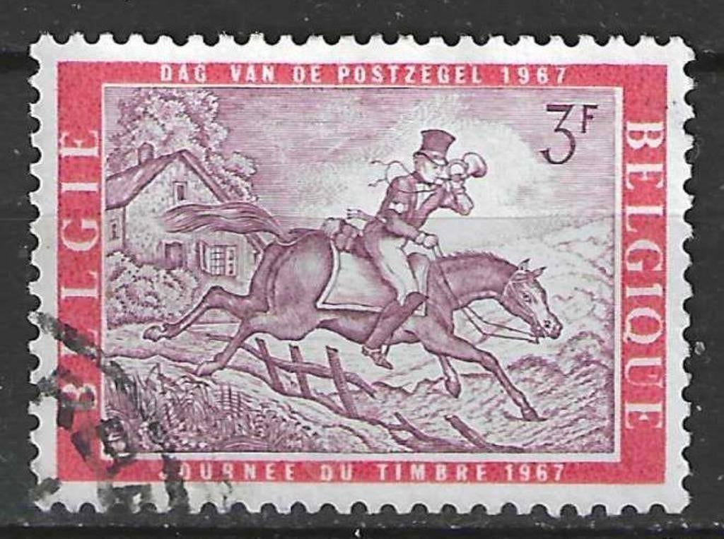 Belgie 1967 - Yvert/OBP 1413 - Dag van de Postzegel (ST), Postzegels en Munten, Postzegels | Europa | België, Verzenden, Gestempeld