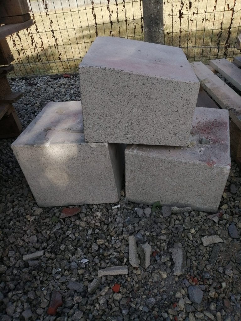 3 inbouwstenen, Bricolage & Construction, Briques, Enlèvement, Utilisé, Autres types
