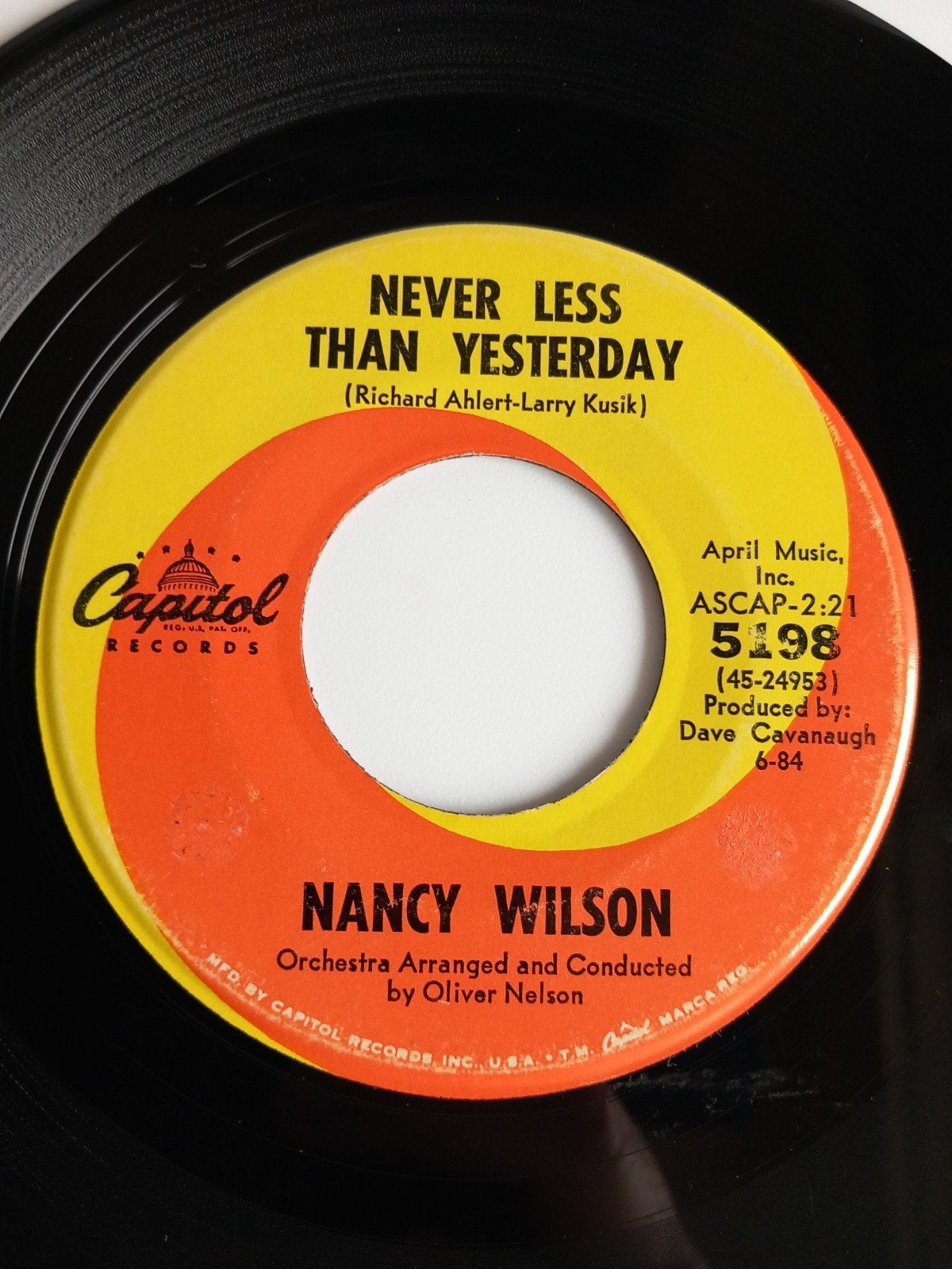 NANCY WILSON.  OLDIES USA 45T, Enlèvement ou Envoi