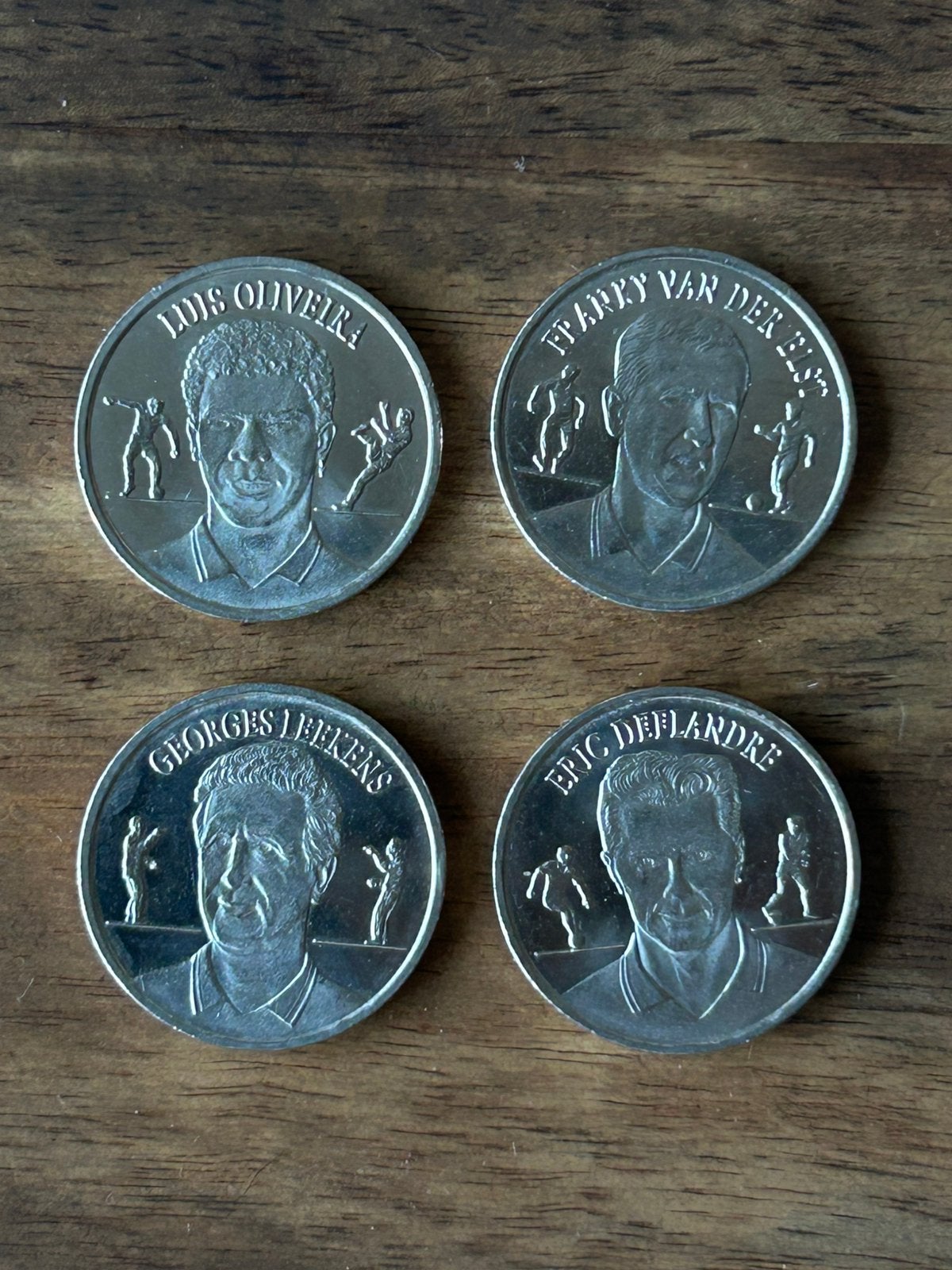 4 tokens/reclamepenning URBSFA/KBVB, Ophalen of Verzenden, Zo goed als nieuw, Overige typen