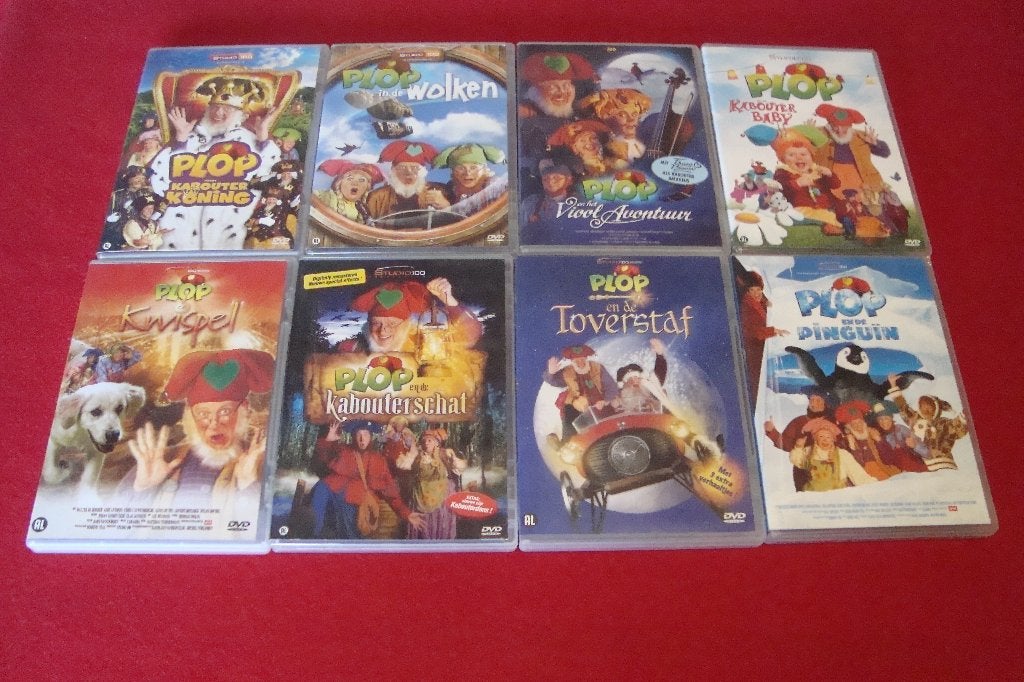 34 plop dvd's, Ophalen of Verzenden