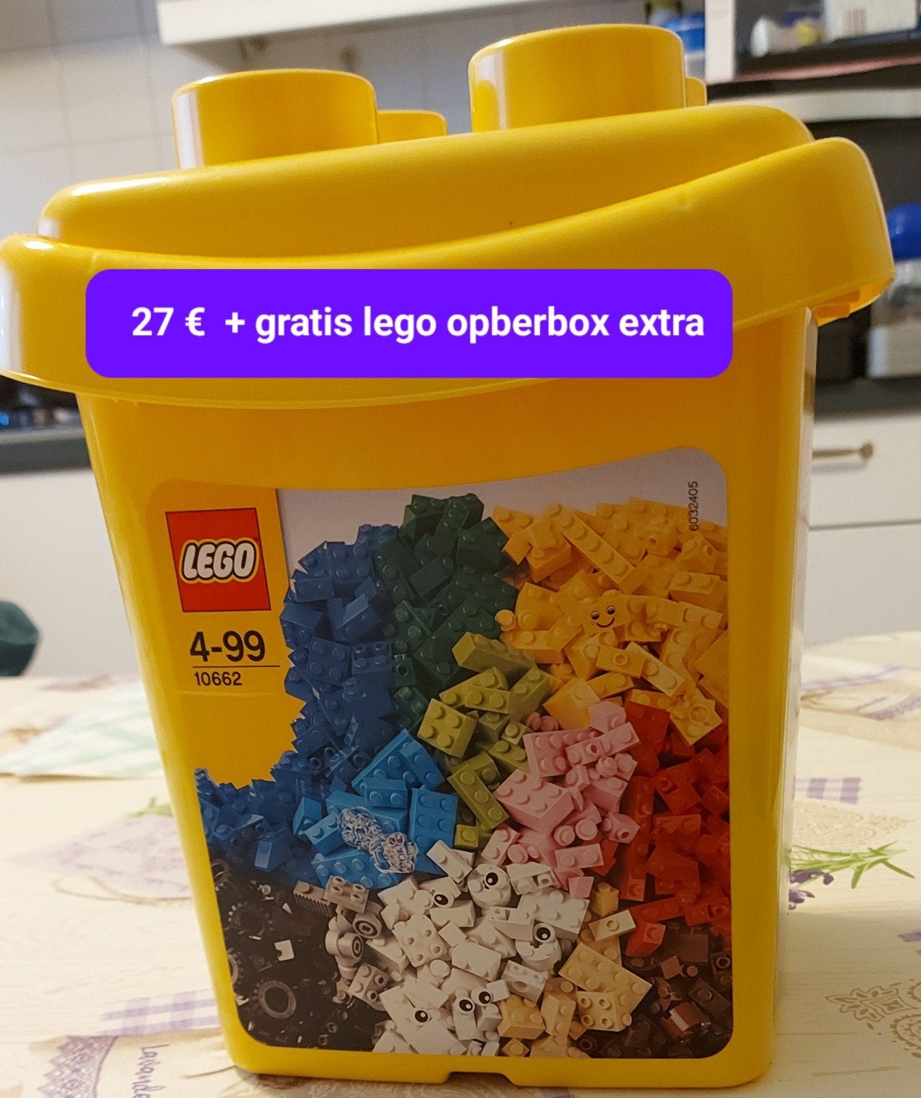 Lego opbergbox 1x gevuld, Ophalen, Lego