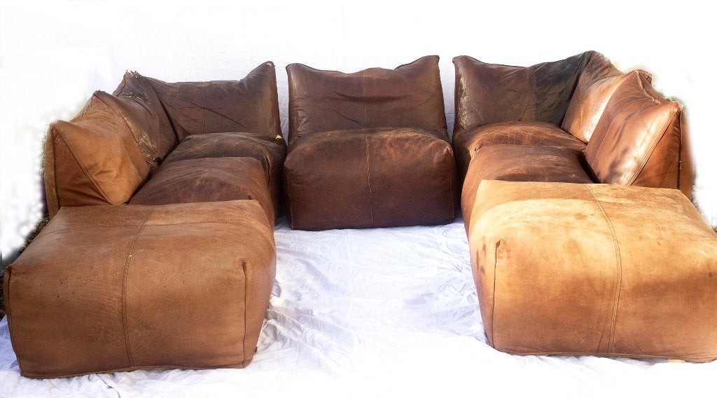 Bambole Sofa by Mario Belini for B&B Italia, Set of 8, Antiquités & Art, Envoi