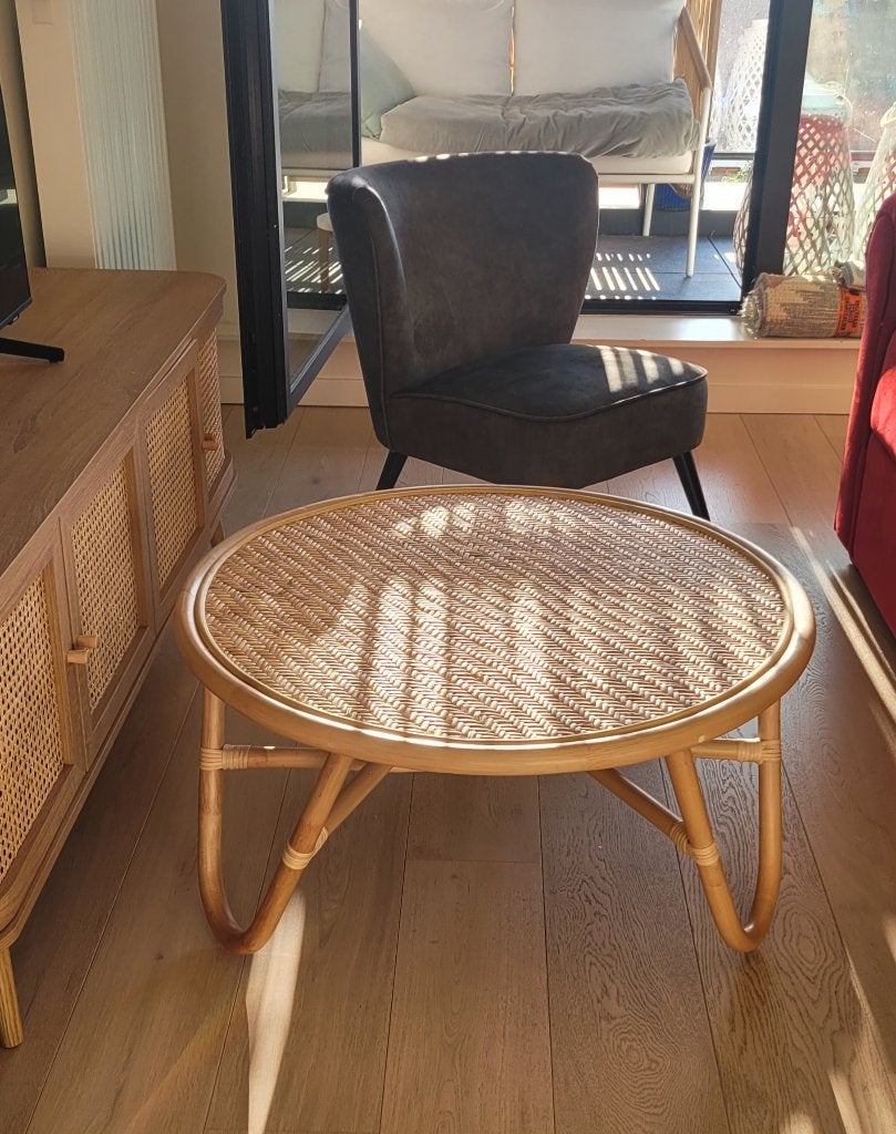 Elegante en moderne donkergroene fluwelen fauteuil, Huis en Inrichting, Ophalen, Minder dan 75 cm, Nieuw, Metaal