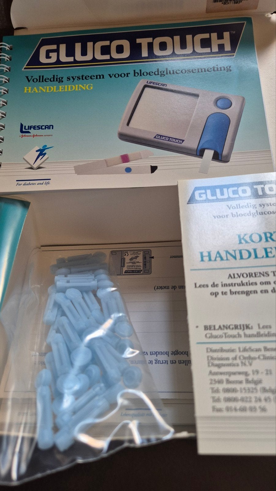 bloedglucosemeter, Ophalen