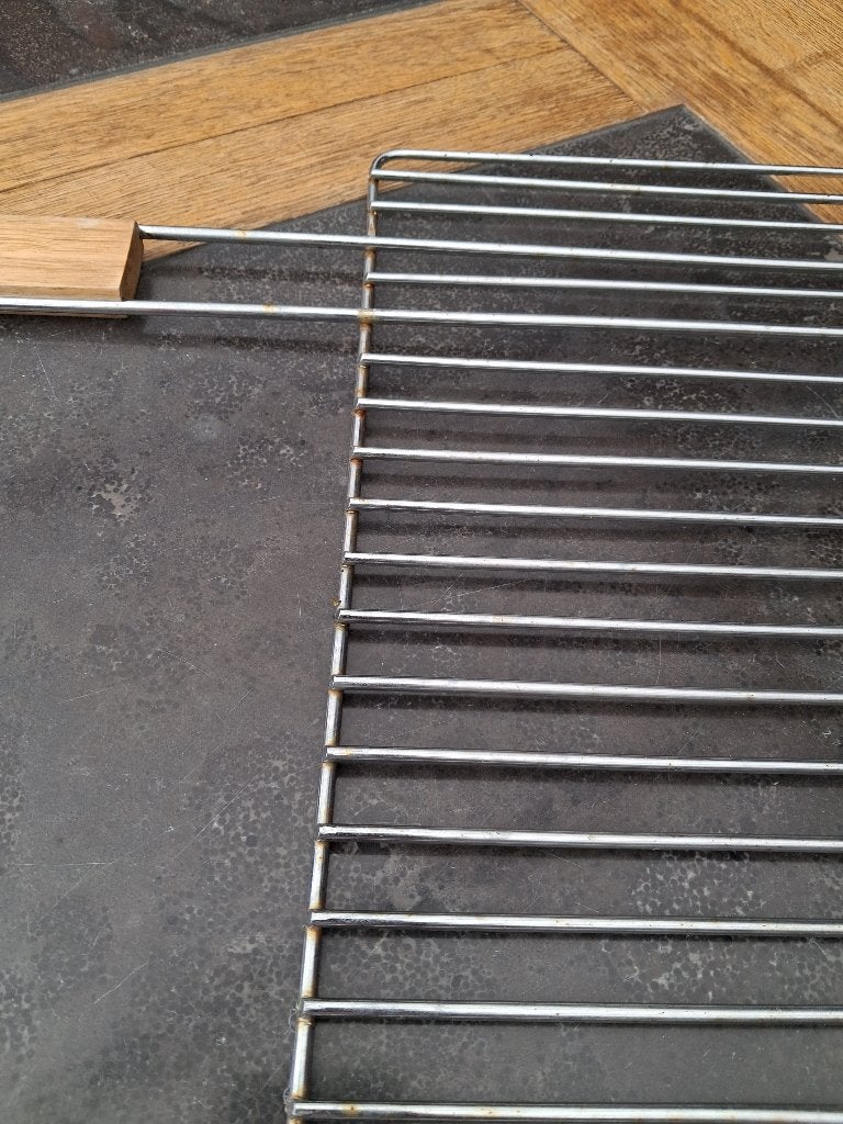 Grille de barbecue 67 x 40 cm - Inox - Peu servi, Enlèvement