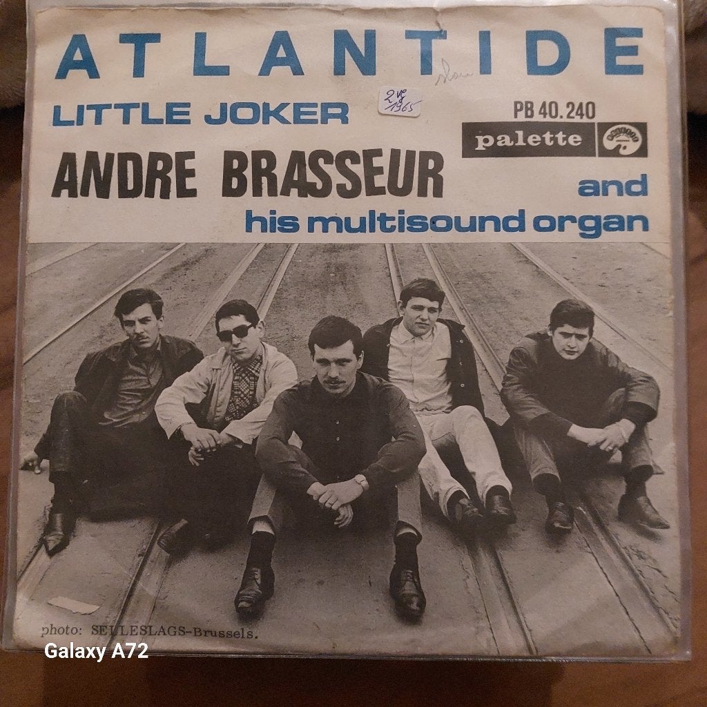 andre brasseur atlantide, Gebruikt, 7 inch, Ophalen of Verzenden, Pop
