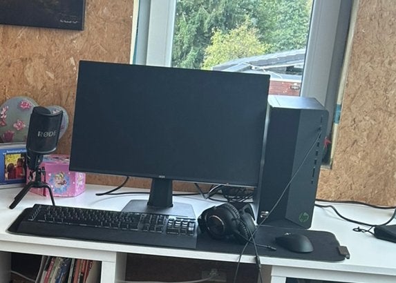 Gamer-opstelling te koop, Ophalen, Zo goed als nieuw, Pc gamer